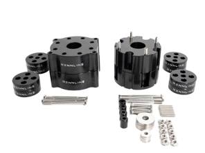 Rennline Lift kit spacer set for steel springs 75mm. Porsche 955 Cayenne / 957 Cayenne - 95534307110, 95534301800, 95533307100, 95533301900 - S182